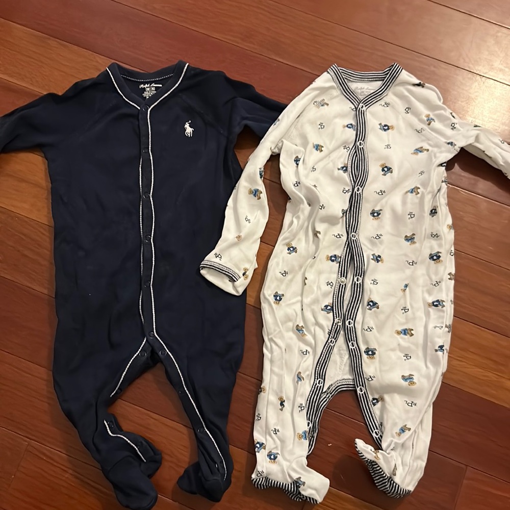 Bundle of Ralph Lauren play suits- size 6m